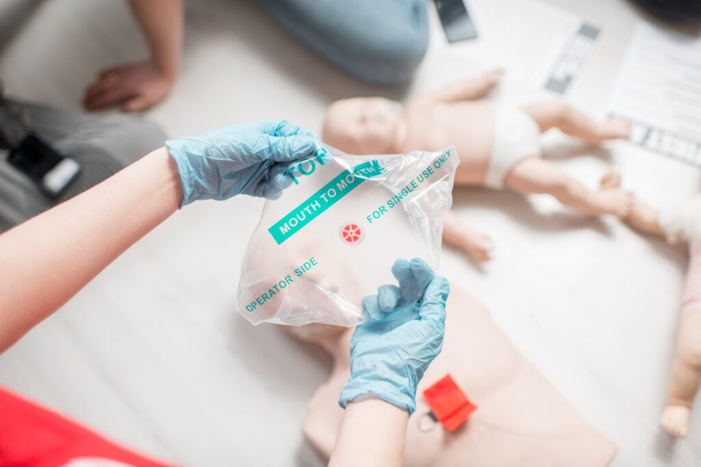 First aid training